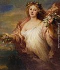 Franz Xavier Winterhalter Der Frubling painting